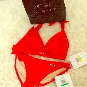 NWT Oakley Red Bikini